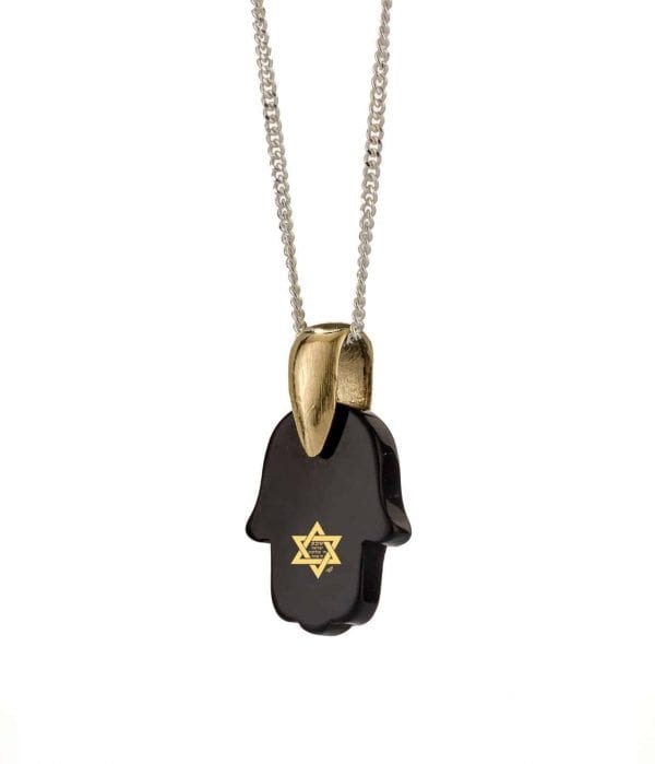 Kabbalah-Jewelry-Onyx-Stone-Hamsa-with-Gold-Star-of-David-152446207745