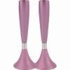 Anodize Aluminum Candlesticks Set Pink & Silver