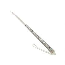 Judaica Bar Mitzva Torah Pointer Yad Jerusalem & Hoshen stones - Silver Plated