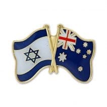 Australia Israel Friendship Flags Lapel PIN